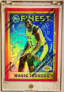 1996 -97 Topps Finest Refractor MAGIC JOHNSON / マジック ジョンソン #252