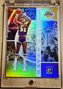 2019 -20 Panini Donruss Optic Prizm Silver MAGIC JOHNSON / マジック ジョンソン Winner Stays Refractor Holo