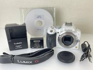 Panasonic パナソニック LUMIX DMC-G5 ボディ ホワイト ショット数197回 1605万画素 ミラーレス一眼カメラ マイクロフォーサーズ AVCHD動画