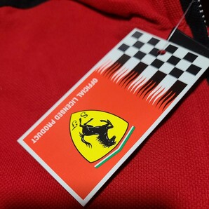 フェラーリ ポロシャツ サイズM ハーフジップ Ferrariの画像4