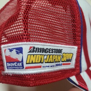 ブリジストン Indy Japan 300Mile 2008 メッシュ キャップ 帽子 未使用 Bridgestone ツインリンクもてぎの画像8