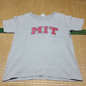 Goodwear製 USA製 MIT マサチューセッツ工科大学 ポケット Tシャツ サイズL