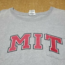 Goodwear製 USA製 MIT マサチューセッツ工科大学 ポケット Tシャツ サイズL_画像2