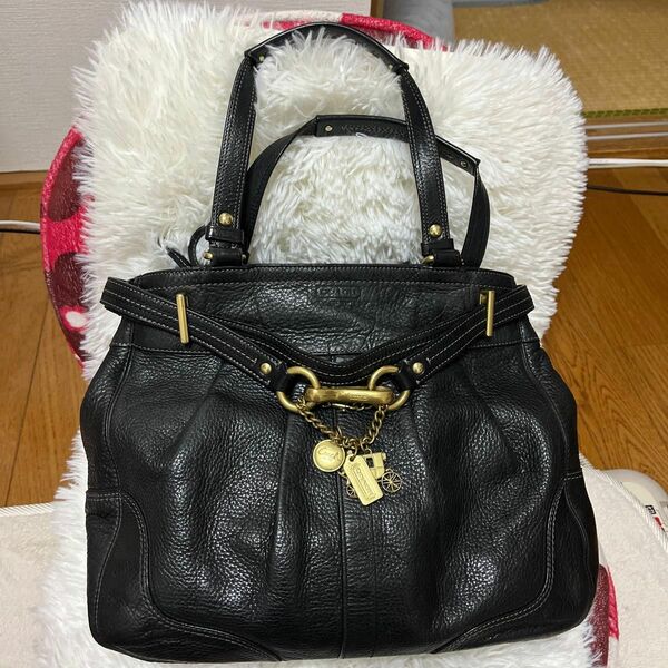 COACH レザー 大き目 トートバッグ ショルダーバッグ 美品