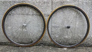 ★ARAYA アラヤ ADX-1 32H★SHIMANO DURA-ACE シマノ デュラエース HB/FH-7700★手組みホイールセット チューブラー 中古★