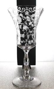 359◆検 オールド バカラ グラス ）ケンブリッジ Cambridge　シャンテリィー モデル ワイン ゴブレット◆アンティーク グラス 