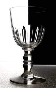 370◆オールド バカラ グラス Baccarat バカラ メデッチ モデル グラス ◆アンティーク グラス ビンテージ