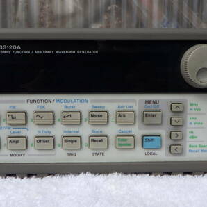 ★HP 33120A 15MHz Function/Arbitrary Waveform Generator ファンクションジェネレータ K325αの画像2