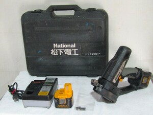 即決！【ジャンク！】○National　全ねじカッター　EZ3561　W3/8　DC12V　バッテリーあり(※)　充電器あり　軟鋼材　切断　 O.03.30.E