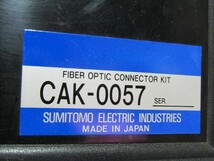 【未使用】○住友電気工業　光コネクタ組立工具　CAK-0057-EX　ファイバカッタ　フェルール取付工具　拡大鏡　コネクタ　電設　 O.03.16.K_画像10