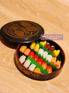 ぷちサンプル 極上寿司 寿司桶 リーメント 2008年発売 食品サンプル ミニチュア 