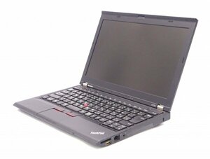 【ジャンク品/部品取り用 】ノートPC Lenovo ThinkPad X230i Core i3-3120M メモリなし/HDDなし ＠J135