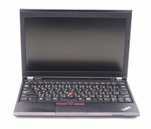 【ジャンク品/部品取り用 】ノートPC Lenovo ThinkPad X230i Core i3-3120M メモリなし/HDDなし ＠J136_画像3