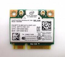 無線LANカード intel Dual Band Wireless-AC 7260 7260HMW＋Bluetooth @P020★_画像1