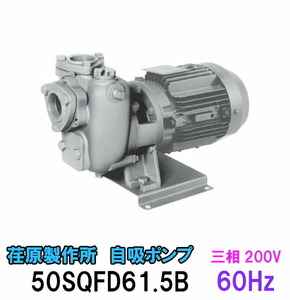 エバラ 自吸ポンプ SQD型 50SQFD61.5C 三相200V 60Hz 　送料無料 但、一部地域除 代引/同梱不可