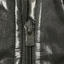 【ジュニアサイズ】アディダス　ロゴ入り中綿ジャケット　美品　K827_画像9