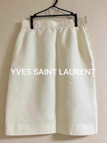 YVES SAINT LAURENT スカートL 裏地付きクリーニング済 美品