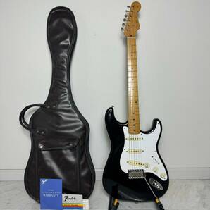 美品 Eシリアル Fender Japan フェンダー ジャパン ストラト ST57-55 フジゲン製 1984年～1997年製 アーム ソフトケース 付属品付の画像2