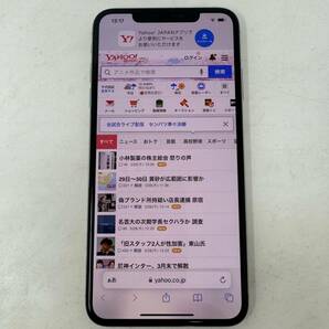 美品 SIMフリー iPhone Xs Max 256GB MT6V2J/A 判定○ シルバー SIMロック解除済み Apple アップルの画像2