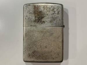 1円〜 Zippo ジッポー STERLING 2001 スターリングシルバー オイルライター 2001年製 喫煙具 火花散ります 着火未確認