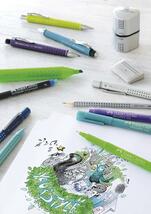 【国内未発売品 稀少】Faber Castell ファーバーカステル オートノック シャープペンシル Polly Matic 0.7mm 黒 新品 回転繰出消しゴム■_画像4