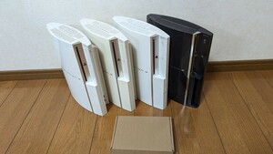 【ジャンク】PS3 プレステ3 本体のみ CECHA00 1台/CECHH00 2台/CECHL00 1台 まとめて4台セット＋ジャンクKES-400A 5個