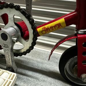 T.U TSUNODA まめサイクル MITSUBISHI ELECTRIC レトロ 極小自転車 昭和レトロ インテリア 看板の画像6