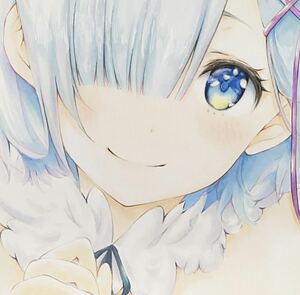 Art Auction Doujin hand-drawn illustrations ◆ Re:Zero ◆ Rem /A5 size, comics, anime goods, hand drawn illustration