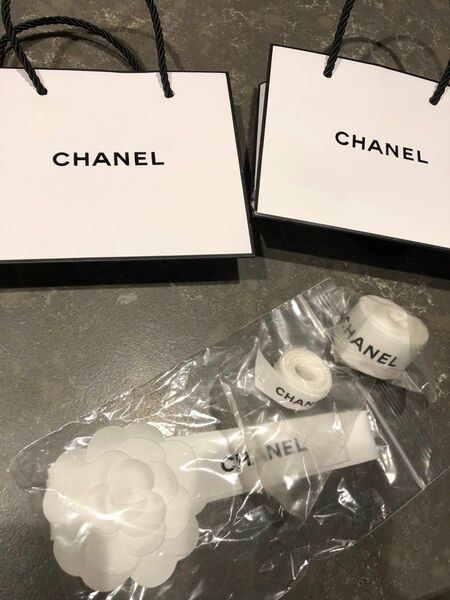 CHANEL ショップ袋＋リボンセット