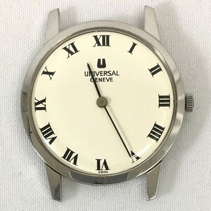 ユニバーサル ジュネーブ 842101 ホワイト 文字盤 手巻き メンズ 腕時計 フェイスのみ 稼働品 UNIVERSAL GENEVE