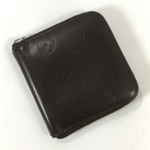 ルイヴィトン ポルト ビエ モネ・ジップ M66510 モノグラム・グラセ カフェ 二つ折り 財布 LOUIS VUITTONの画像1
