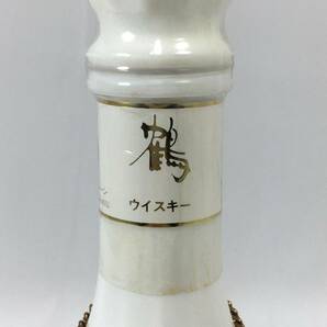 【東京都内発送限定】ニッカ NIKKA 鶴 陶器ボトル 750ml 43% 約1475g ウイスキー 未開栓 古酒の画像2