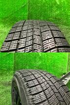 函館発☆最落なし!【社外☆16インチセット】16×6.5 PCD114.3 5穴 OFF50 NANKANG 205/60R16 2020年製 冬タイヤ付き _画像9