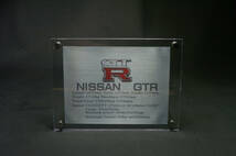 NISSAN Ｒ３５　GTR用アクリルネームプレート アシェット　ハコスカ　ケンメリ GTS-R可　1/8 1/12 大きさ２種類 デアゴスティーニ _画像1