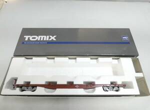 【鉄道模型】HOゲージ　Tomix　713　JR貨車　コキ50000形　コンテナなし　グレー台車　【中古】J6　S901