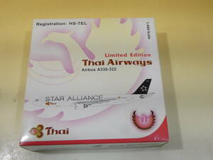 【中古】航空機　フェニックス　1/400　エアバス　Airbus　A330-322　HS-TEL　Thai Airwaｙs　タイ　Limited Edition【模型】J4　S718