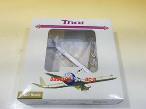 【中古】航空機　1/400　Aero Classics　DOUGLAS DC-8　AC81211　HS-TGY　Thai Airways　タイ【模型】J4 S753
