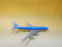 【中古】航空機　1/400　KLM　B747-400　PH-BFA　Royal Dutch Airlines　アエロクラシクス　【模型】J4 S742_画像4