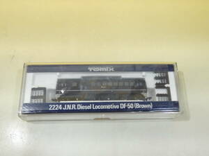 【鉄道模型】Nゲージ　Tomix　2224　ディーゼル機関車　国鉄　DF50形　ブラウン　【中古】J4　S814