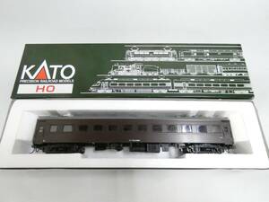 【鉄道模型】HOゲージ　KATO　1-514　オハ35系旧一般客車　オハフ33　茶　【中古】J4　S859