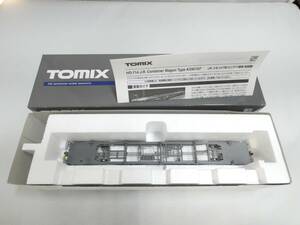 【鉄道模型】HOゲージ　Tomix　714　JR貨車　コキ107形　コンテナなし　【中古】J6　S902