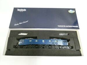 [ railroad model ] HO gauge Tenshodo N72003 can tam electric locomotive EF58 shape blue / cream color (.. color )bini lock filter [ used ]J5 S961