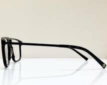 処分価格 未使用・新品 | ローデンストック 黒 メガネ Rodenstock 純正ケース付き ドイツブランド ティアドロップ ツーブリッジ_画像4