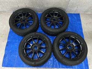  SSR GTV02 17インチ8.0J+45 ＋ POTENZA RE71RS 225/45R17 4本セット 