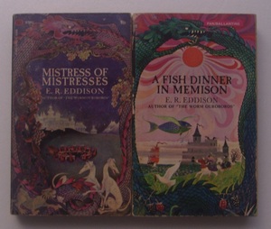 エディソン 英文長編2冊 Mistress of Mistresses '67+ A Fish Dinner in Memison '72 年代記 ウロボロス ジミアムヴィア 怪奇 SF 魔法 神秘