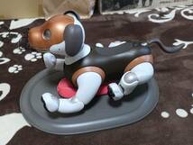 使用少美品　アイボ（aibo）2019年限定　チョコエディション　sonyメンテ・初期化済　デスクトップフィギュアのオマケ付_画像2