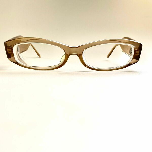 金子眼鏡 小竹長兵衛　眼鏡　サングラス　T316-3 セルロイド製クリアブラウン ハンドメイドイン