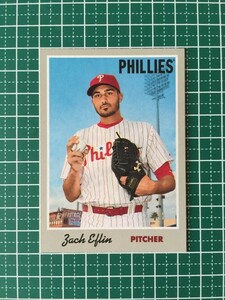 即決のみ！★TOPPS MLB 2019 HERITAGE BASEBALL #24 ZACH EFLIN【PHILADELPHIA PHILLIES】ベースカード 19★同梱発送可能！