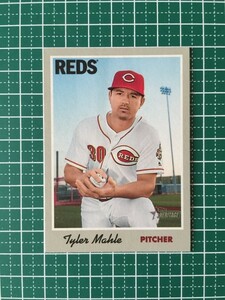 即決のみ！★TOPPS MLB 2019 HERITAGE BASEBALL #73 TYLER MAHLE【CINCINNATI REDS】ベースカード 19★同梱発送可能！