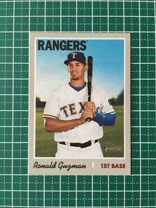 即決のみ！★TOPPS MLB 2019 HERITAGE BASEBALL #148 RONALD GUZMAN【TEXAS RANGERS】ベースカード 19★同梱発送可能！